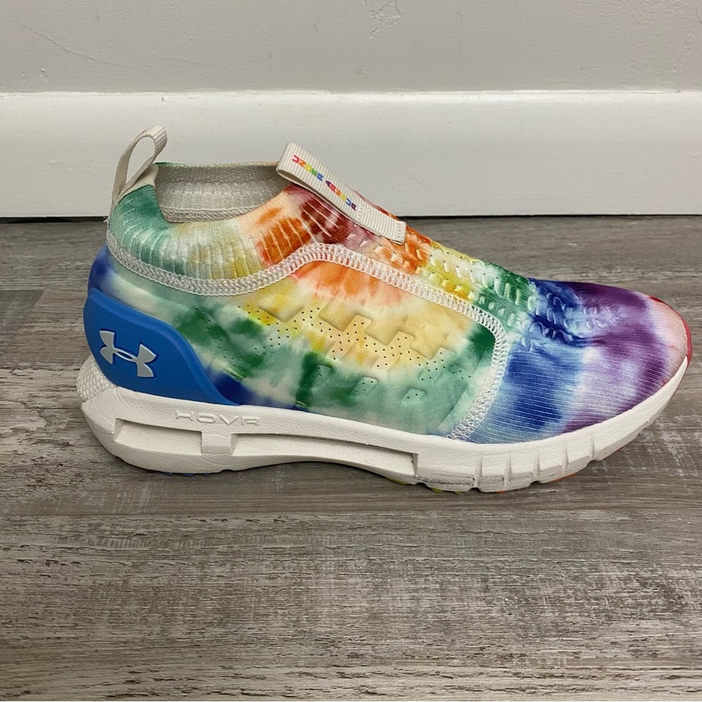 Under Armour Unisex UA HOVR Phantom Slip Pride Shoes *like NEW* size 8.5 w/7 m - Picture 2 of 7